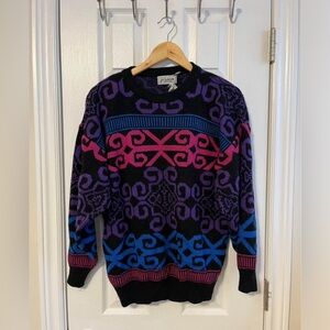 Funky Vintage Pullover Sweater